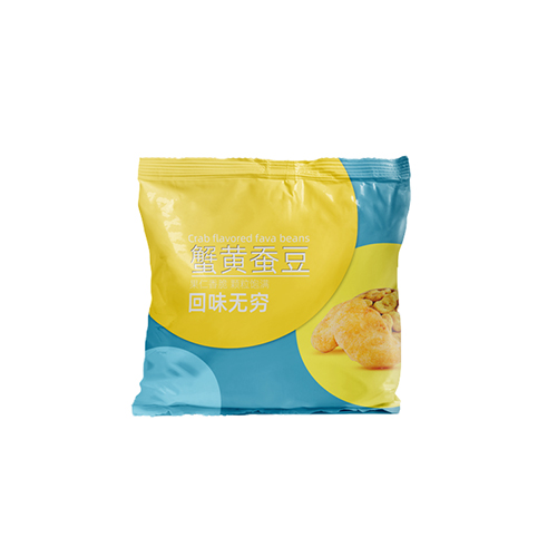 蟹黃蠶豆休閑食品包裝袋
